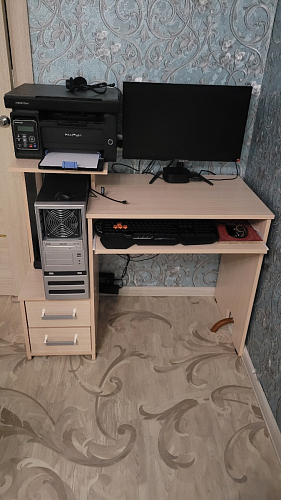 Компьютерный стол Джаз-24 левый венге фото покупателя 130