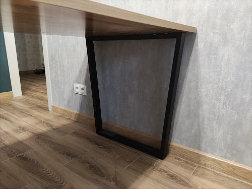 Деревянный стол Лота Лофт 120x75 дуб крафт табачный / черный матовый фото покупателя 544