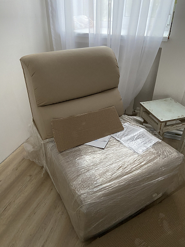 Кресло Карнелла бежевый велюр фото покупателя 2