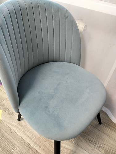 Стул на металлокаркасе Gabi dark beige / black / silver фото покупателя 767