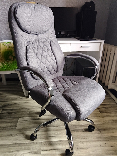 Компьютерное кресло Tron grey фото покупателя 21