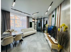 Керамический стол Ливи 140(200)х80х78 белый мрамор / черный фото покупателя 18