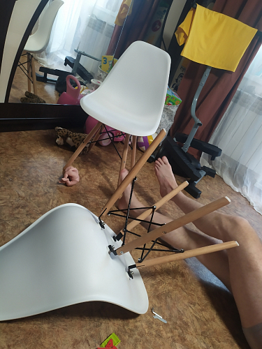 Стул Eames PC-015 yellow фото покупателя 406