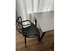 Стол Лота Лофт 140 25 мм черный матовый / бетон фото покупателя 587