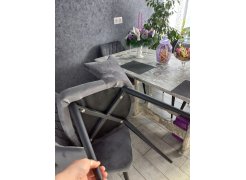 Стул на металлокаркасе Velen dark blue фото покупателя 5