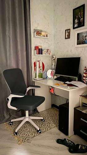 Компьютерное кресло Konfi dark gray / pink / white фото покупателя 35