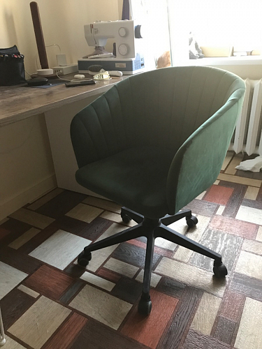 Компьютерное кресло Тибо confetti chocolate / белый фото покупателя 27