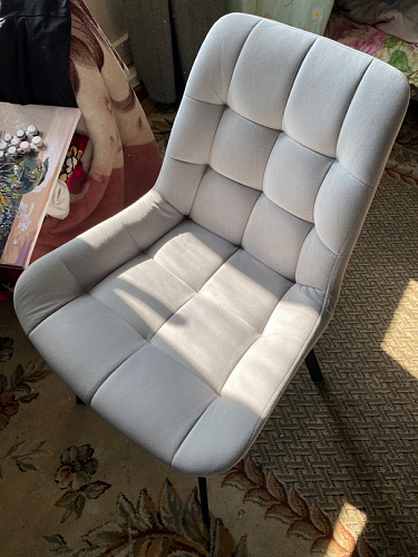 Стул на металлокаркасе Челси бирюзовый / черный фото покупателя 41