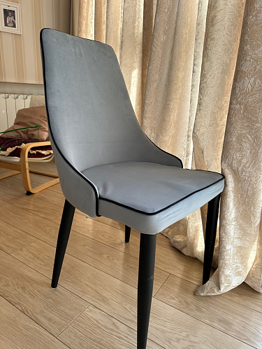 Стул на металлокаркасе Kora light blue / white фото покупателя 284