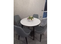 Стул на металлокаркасе Kora beige / black фото покупателя 152