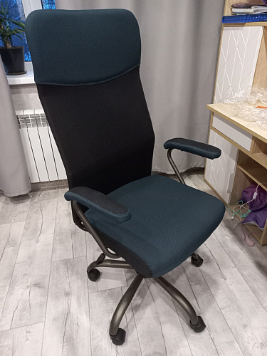 Компьютерное кресло Aven синее / черное фото покупателя 3