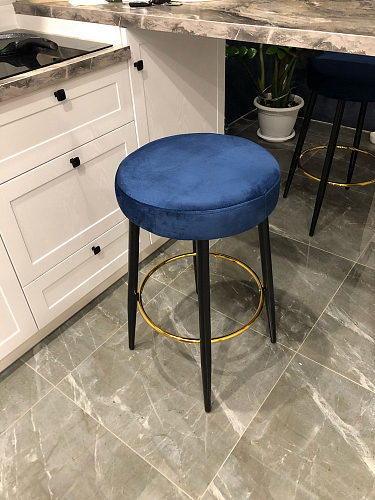 Барный стул Plato 1 dark blue фото покупателя 4