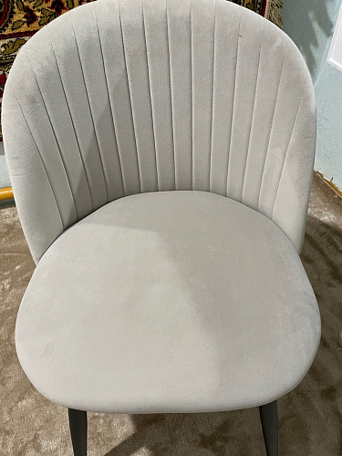 Стул на металлокаркасе Gabi 1 dark gray / black фото покупателя 470