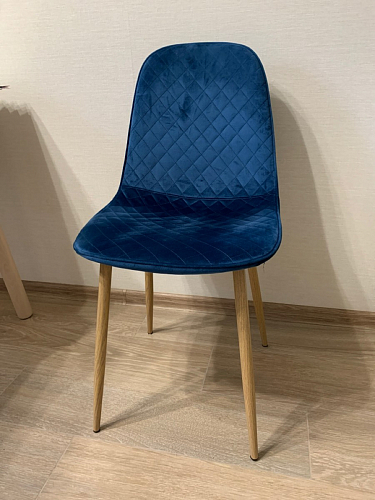 Стул на металлокаркасе Capri dark beige / white фото покупателя 99