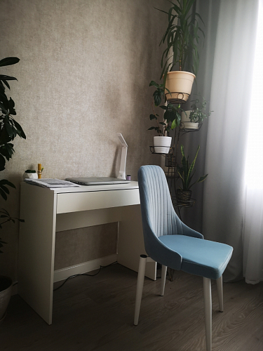 Стул на металлокаркасе Kora gray / black фото покупателя 33