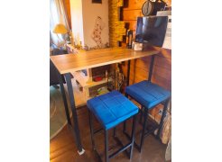 Барная стойка Дилан Лофт 120х60х90 бетон фото покупателя 196