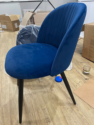 Стул на металлокаркасе Gabi latte / gold / black фото покупателя 368