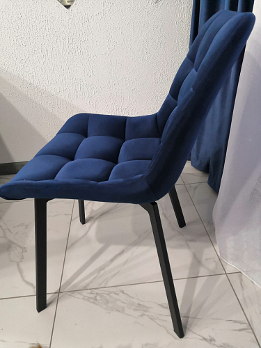 Стул на металлокаркасе Челси бежевый / черный фото покупателя 153