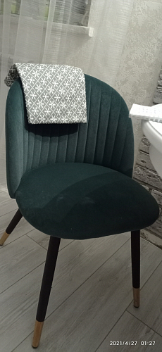 Стул на металлокаркасе Gabi gray / black фото покупателя 988