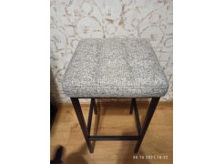 Барный стул Лофт кожзам d1 / черный матовый фото покупателя 189