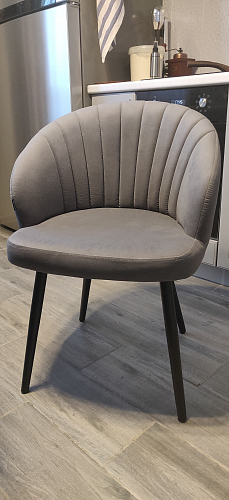 Стул на металлокаркасе Бэнбу velutto 20 / черный фото покупателя 8