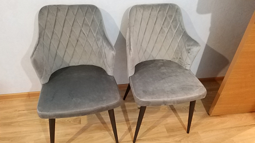 Стул на металлокаркасе Velen light gray / black фото покупателя 10