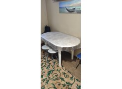 Стол раскладной Lugano butter white фото покупателя 1