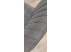 Стул на металлокаркасе Седа К крутящийся светло-серый  / белый фото покупателя 177