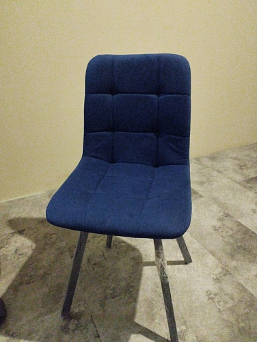 Стул на металлокаркасе Чилли К кирпичный / черный фото покупателя 45