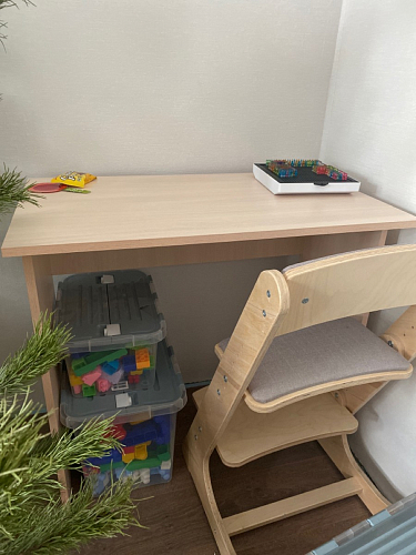 Стол письменный Kiwi дуб молочный  - Уцененный экземпляр фото покупателя 53