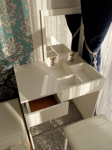 Туалетный столик Астерий белый фото покупателя 6