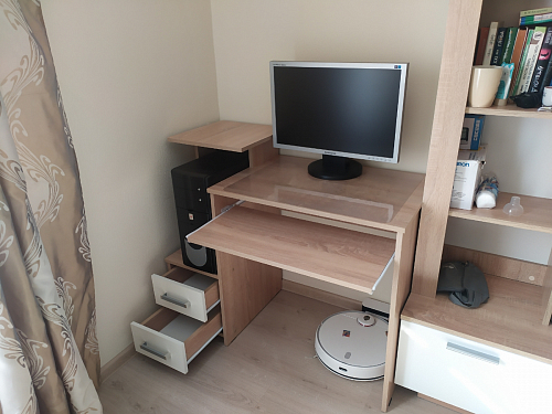 Компьютерный стол Джаз-24 левый дуб сонома фото покупателя 38