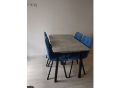 Стул на металлокаркасе Чилли светло-серый / черный фото покупателя 232