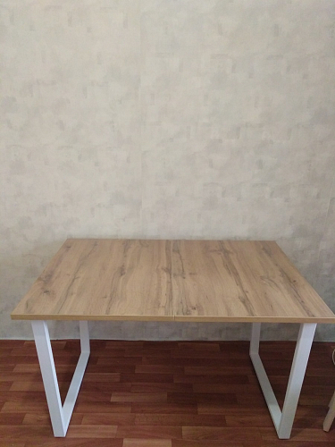 Стол Лота Лофт 120 32 мм бетон / черный матовый фото покупателя 512