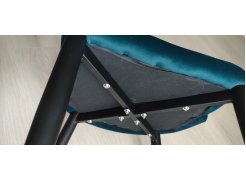 Стул на металлокаркасе Kora gray / black фото покупателя 273