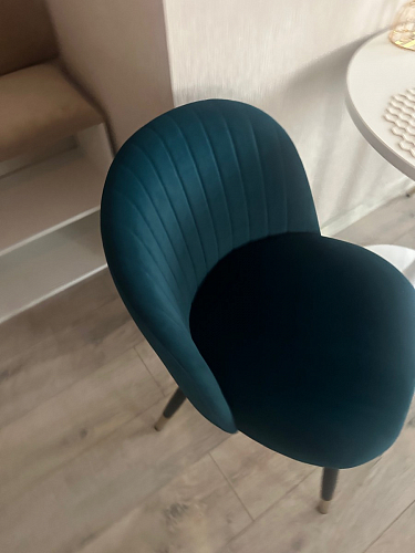 Стул на металлокаркасе Gabi 1 light purple / black фото покупателя 586