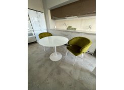 Стеклянный стол Tulip 90 white фото покупателя 42