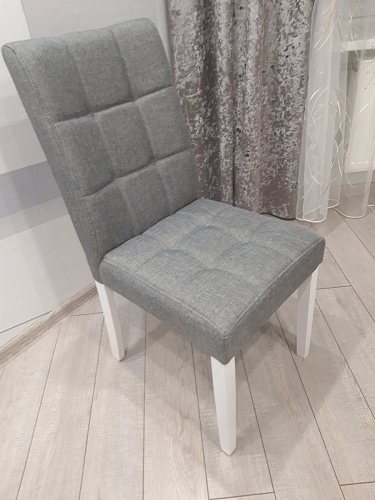 Стул Madina dark walnut / fabric grey фото покупателя 7