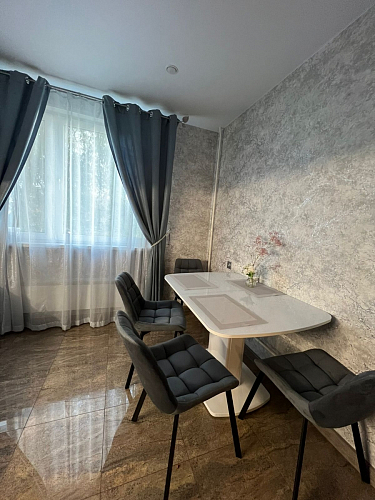 Стул на металлокаркасе Челси морская волна / черный фото покупателя 219