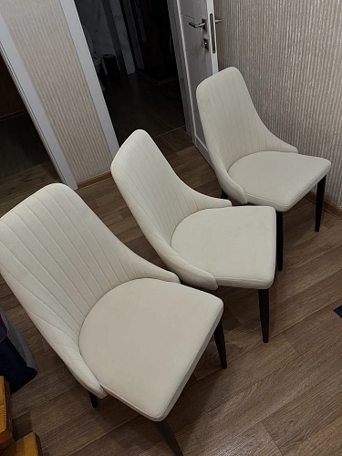 Стул на металлокаркасе Kora dark pink / white фото покупателя 31