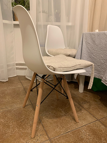 Пластиковый стул Eames PC-015 серый фото покупателя 392