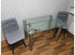 Стул на металлокаркасе Чилли розовый / черный каркас фото покупателя 580