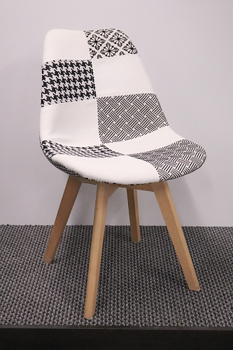 Стул Mille черный / белый из шоурума 1