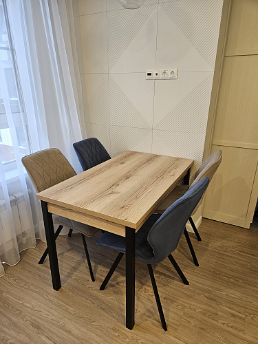 Стол Оригон делано / черный матовый фото покупателя 49