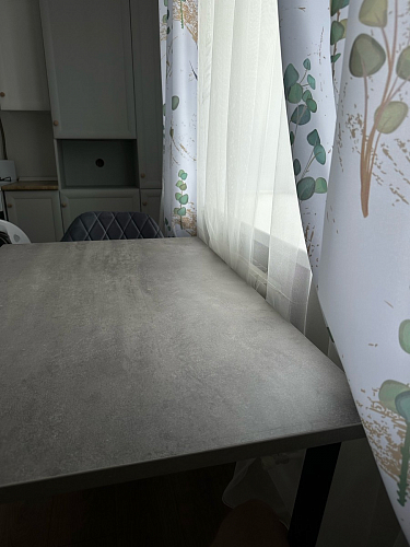 Деревянный стол Лота Лофт 120х75 белый матовый / дуб крафт золотой фото покупателя 125