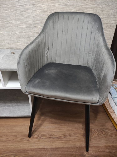 Стул на металлокаркасе Slam тёмно-серый фото покупателя 72