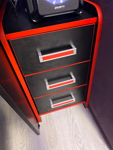 Тумба Ханна черная / красная - Уцененный экземпляр фото покупателя 65