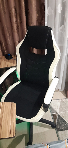 Компьютерное кресло Gamer черное / бежевое фото покупателя 13