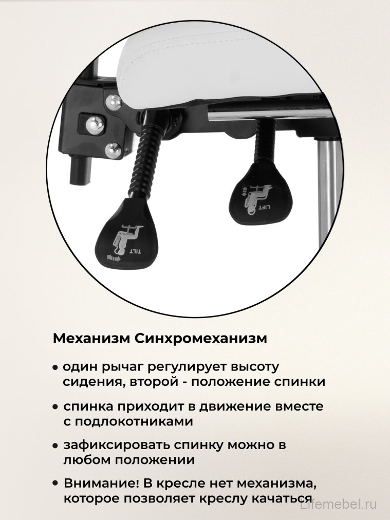 Компьютерное кресло Kolson whitе