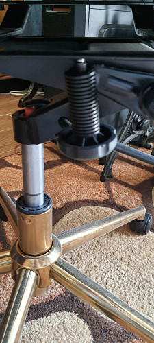 Компьютерное кресло Reus черная сетка / хром фото покупателя 54